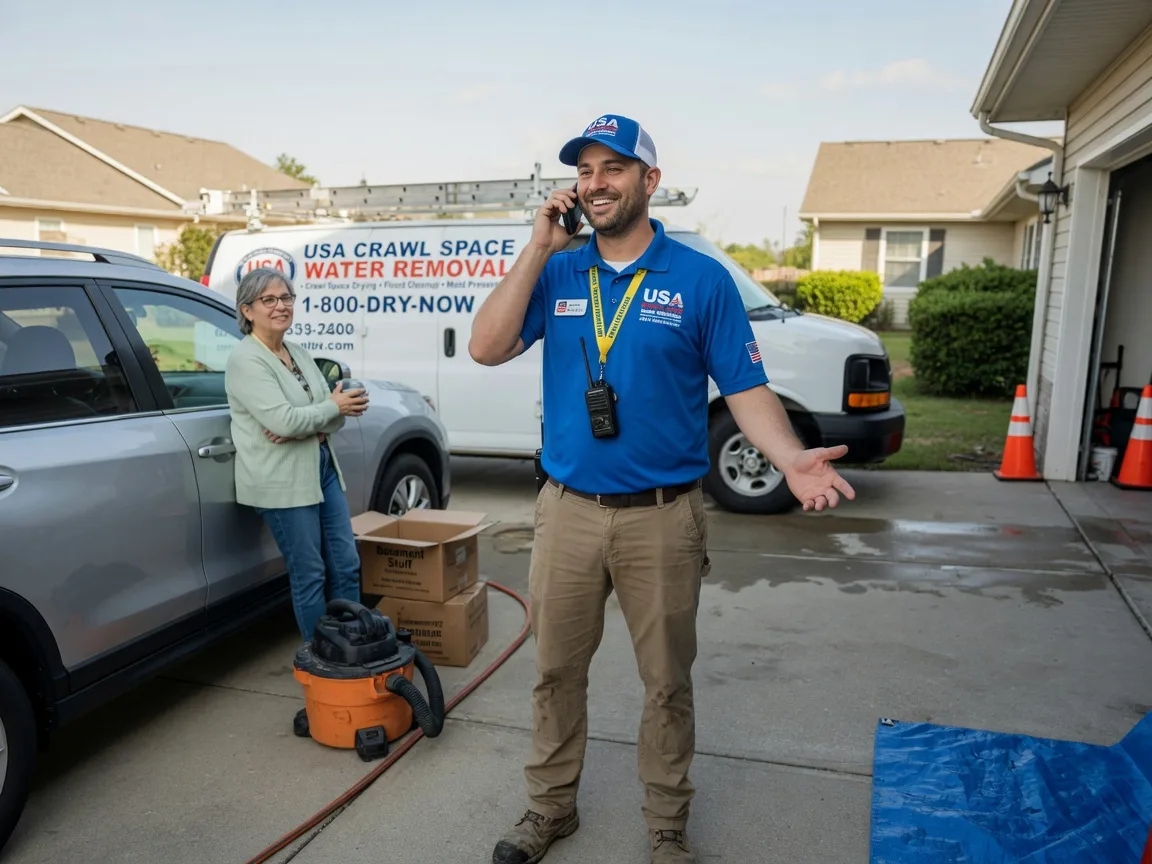 Crawl Space Water Removal Tilghman, MD FAQs
